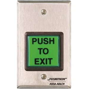 Securitron Emergency Exit Button w/ Timer Single Gang