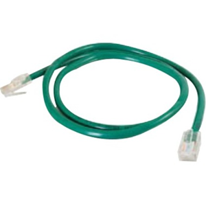 Quiktron Q-Series Patch Cords, CAT6, Non-Booted, Green, 3 FT