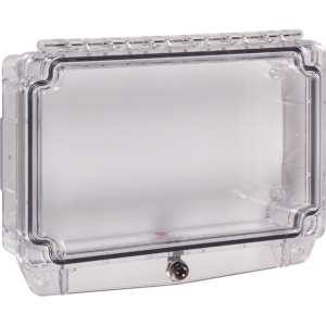 Safety Technology Polycarbonate Cover W/ Gasket, Enclosed Backbox &